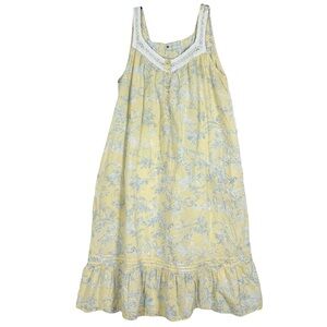 Ella Simone Nightgown 1X Plus Size Tiered A-Line Floral Cottagecore Boho Comfort